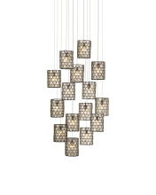 Currey 9000-1050 - Regatta 15-Light Round Multi-Drop Pendant