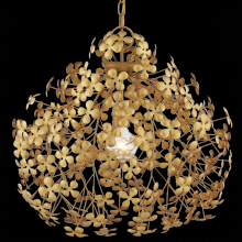 Currey 9000-1088 - Cloverfield Gold Pendant