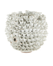 Currey 1200-0491 - Manitapi Medium White Vase