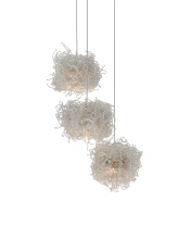 Currey 9000-0696 - Birds Nest 3-Light Round Multi-Drop Pendant