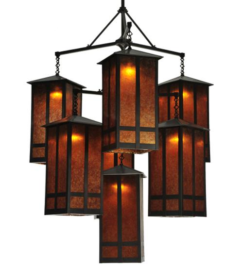 58"W Church Street 7 LT Chandelier