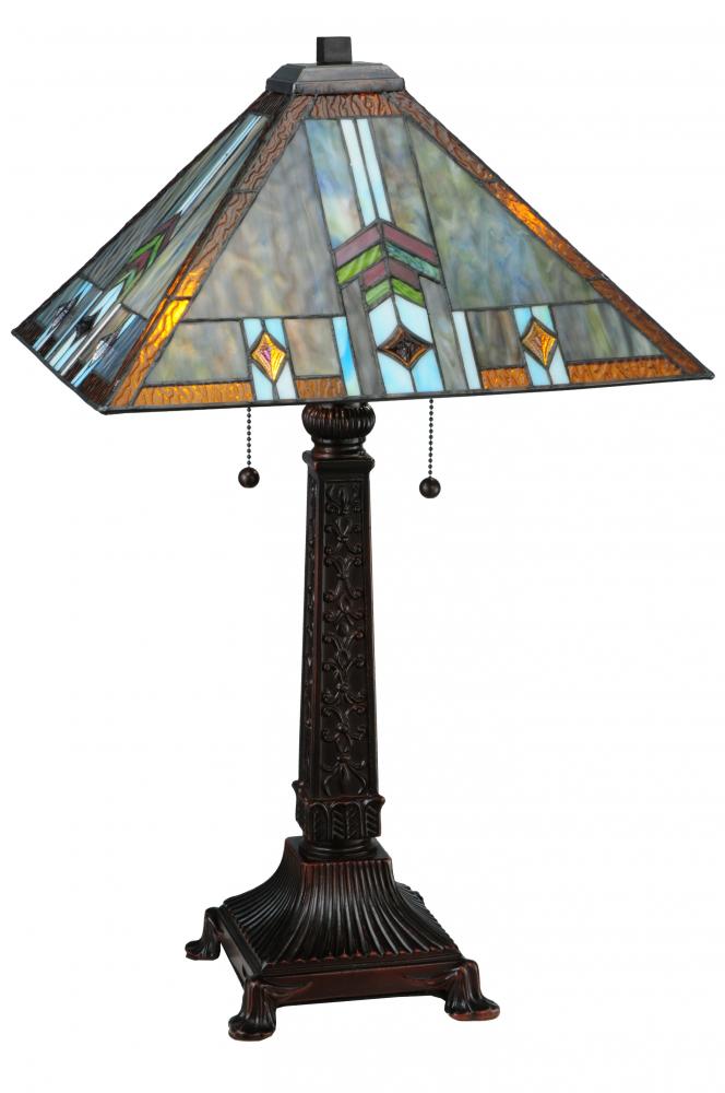26"H Prairie Wheat Sunshower Table Lamp