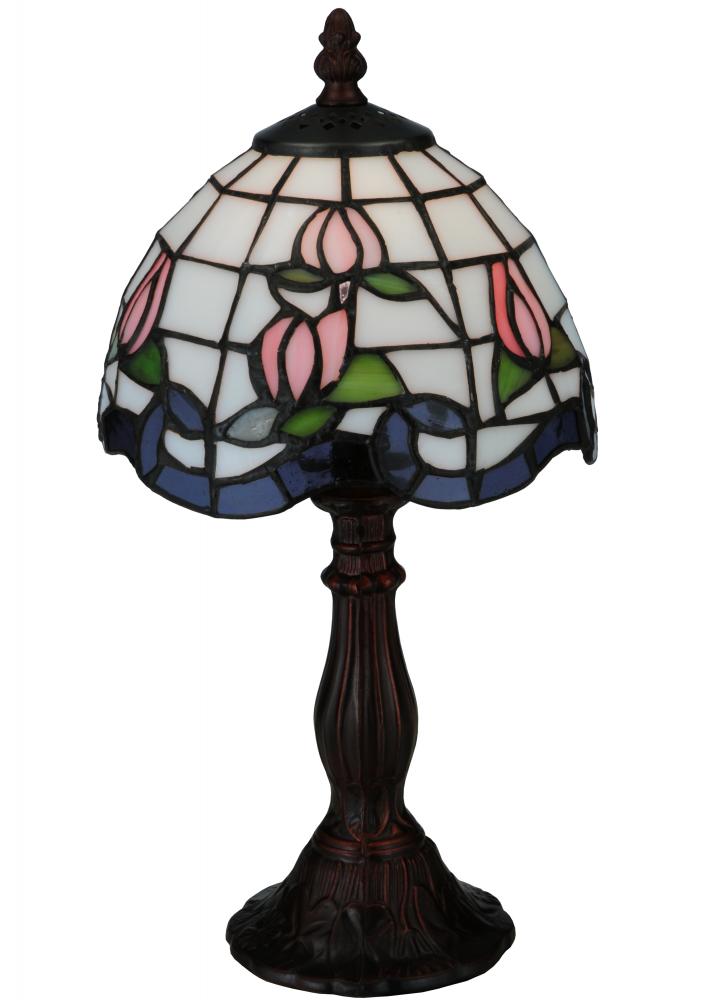 14" High Roseborder Mini Lamp