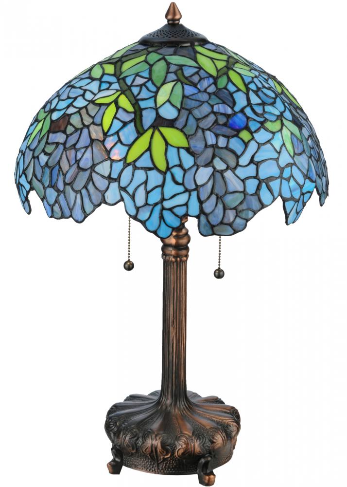 25" High Tiffany Wisteria Table Lamp