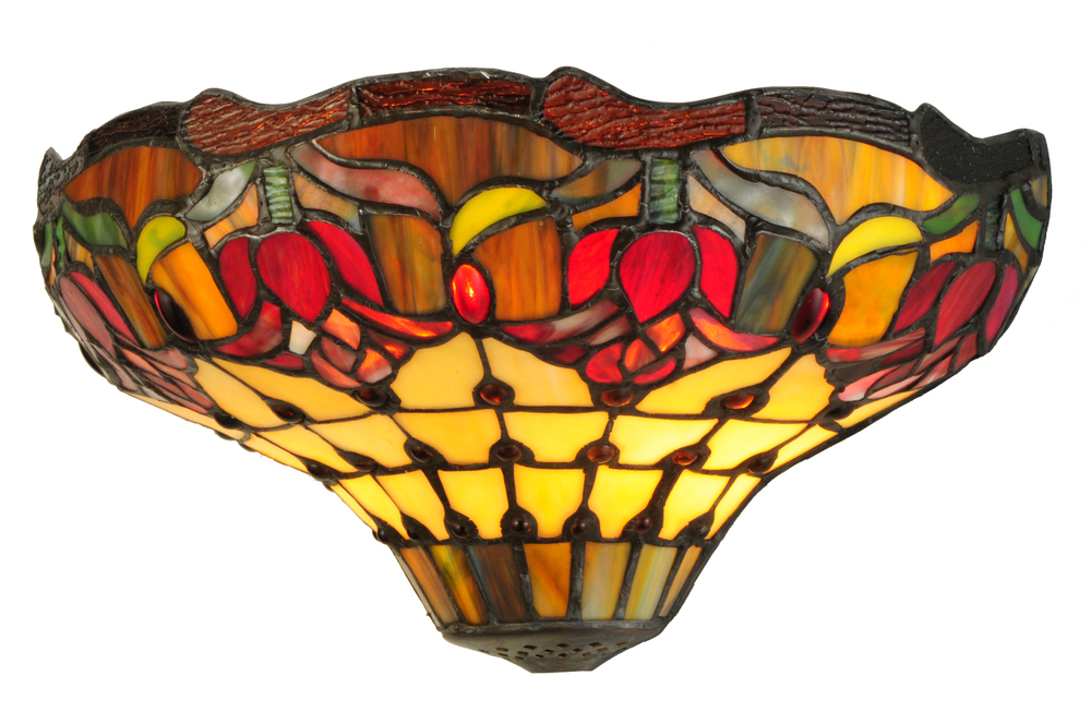 14" Wide Colonial Tulip Wall Sconce