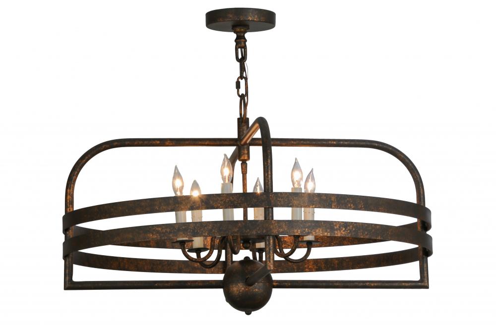 32" Wide Aldari 6 LT Chandelier
