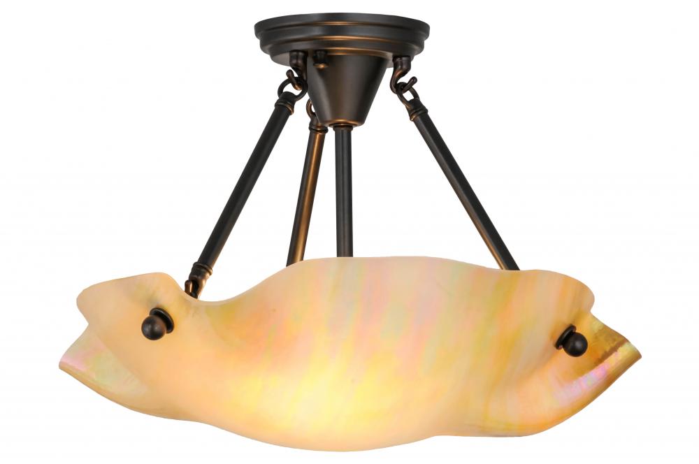 16" Wide Atelier Organic Flushmount