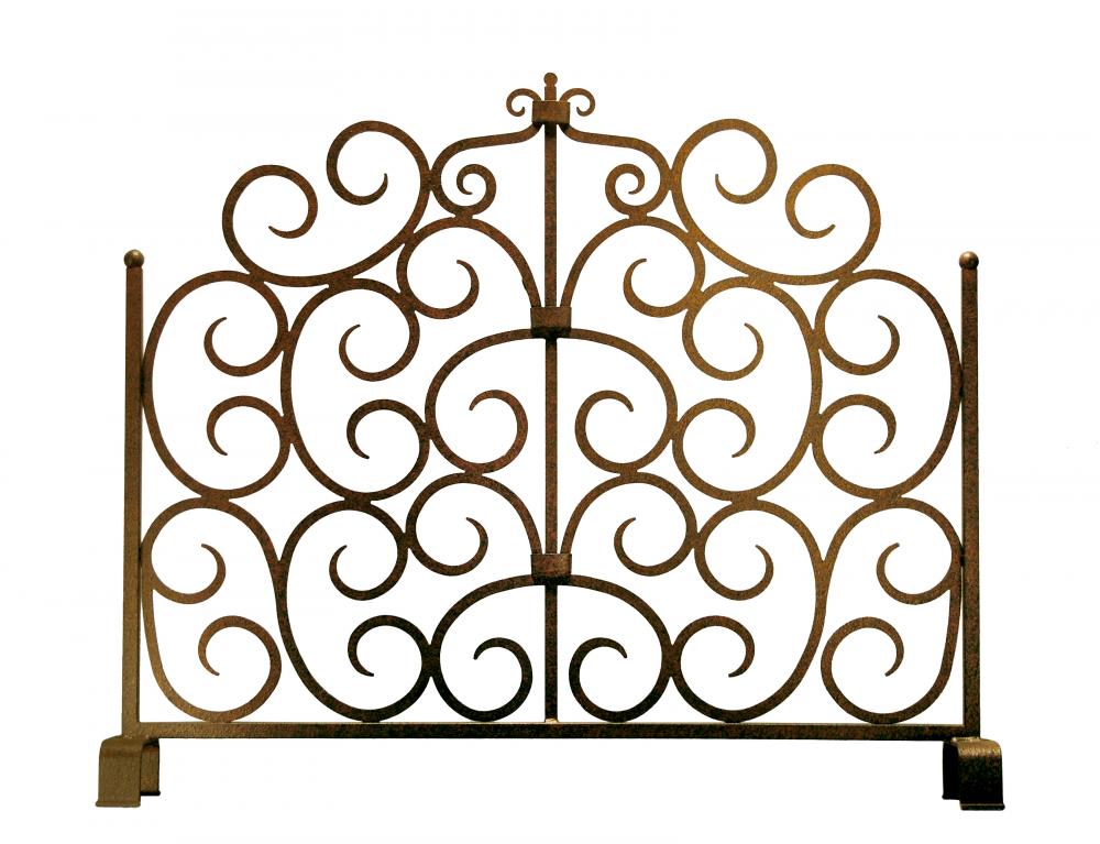 42" Wide Scroll Tempest Fireplace Screen