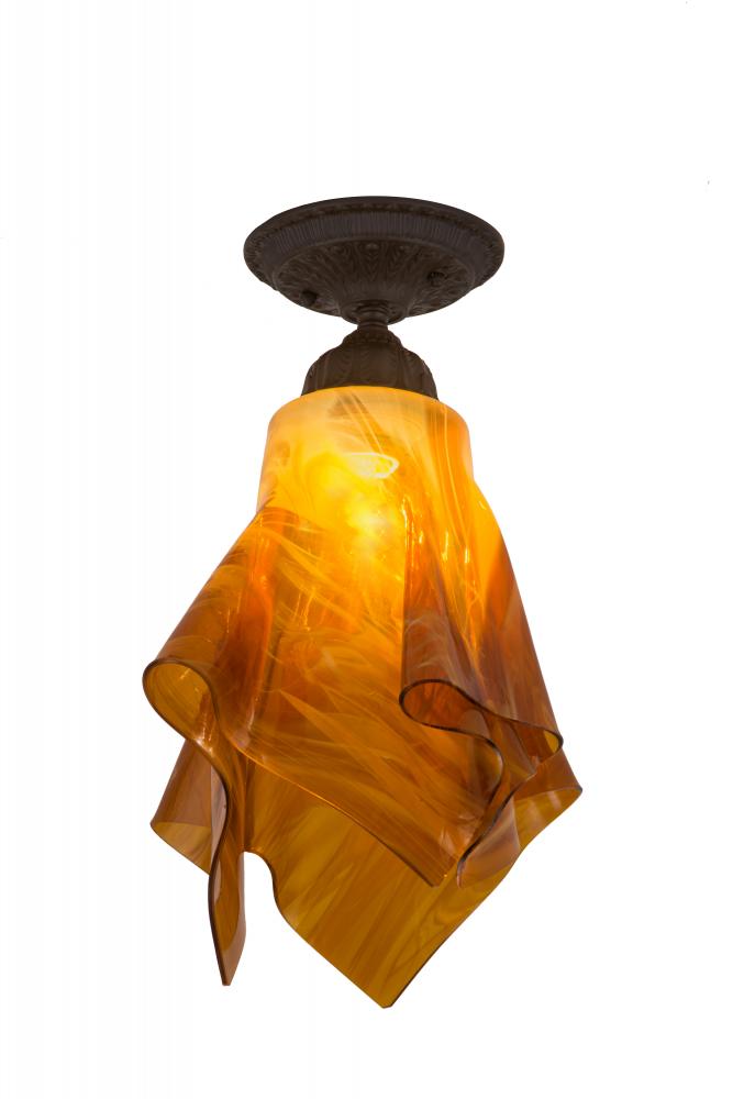 12" Wide Taste of Honey Flush Mount