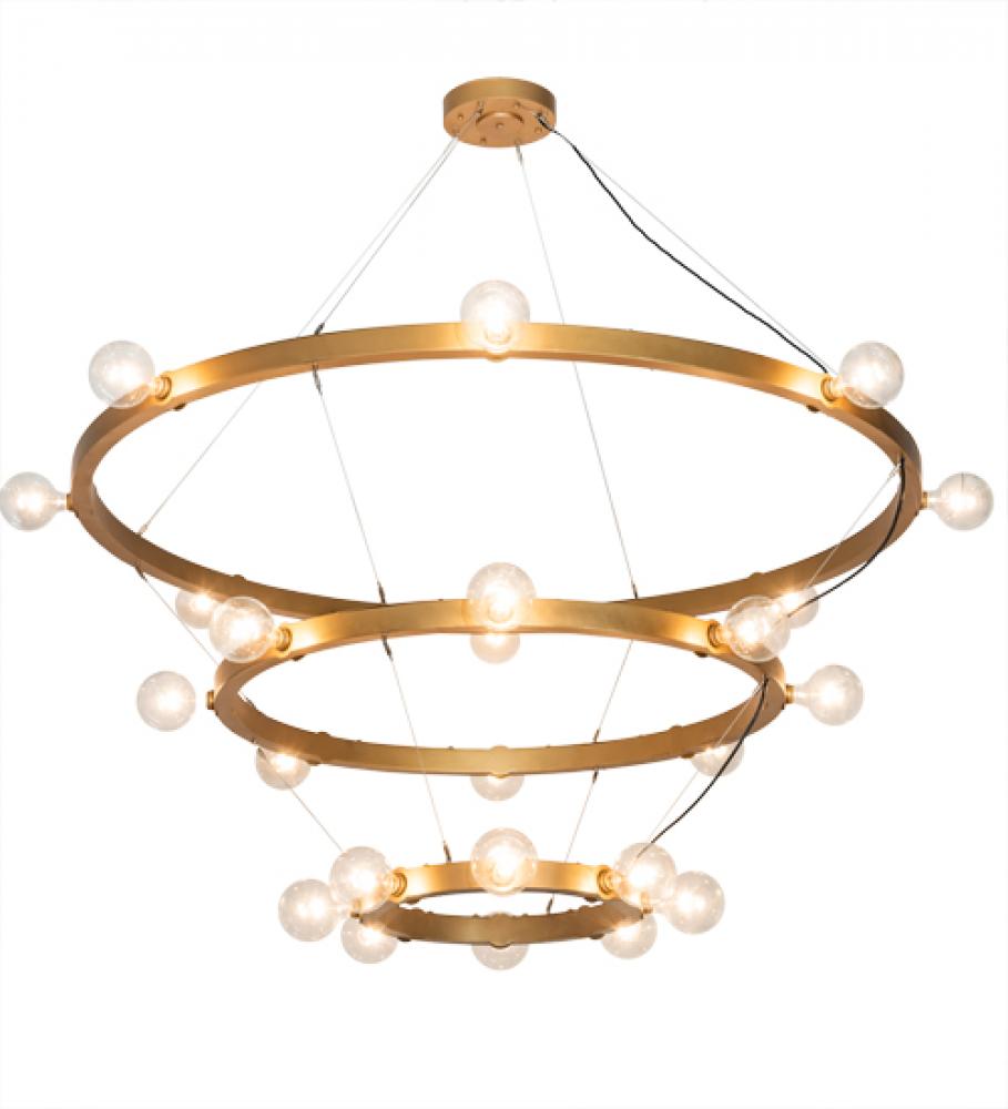 72" Wide Manheim Alva 24 Light Three Tier Chandelier