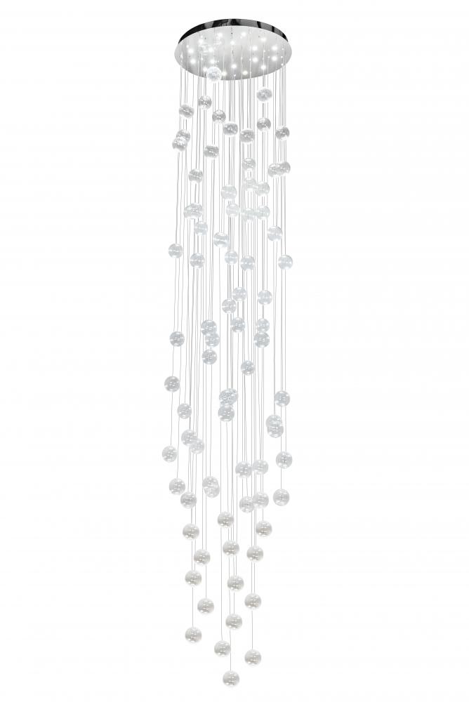 48" Wide Bola Cascading Pendant