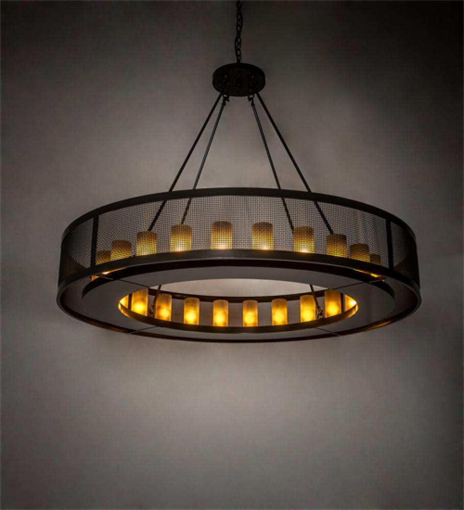 60" Wide Loxley Golpe 24 Light Chandelier