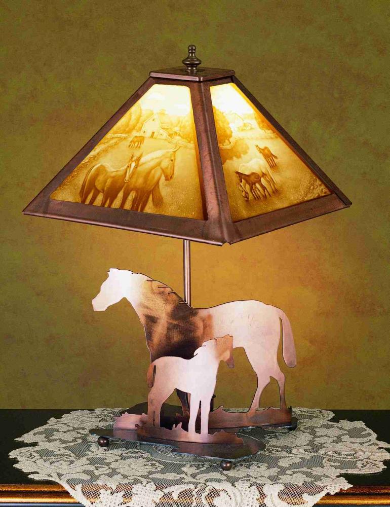 13.5" High Mare & Foal Table Base