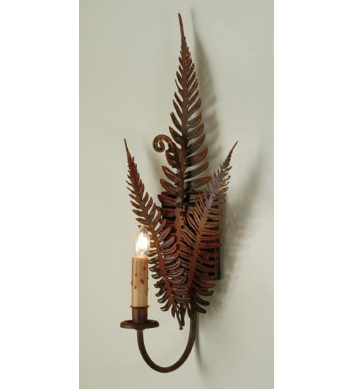 9.5" Wide Fern Wall Sconce