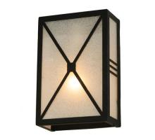 Meyda White 123381 - 8" Wide Whitewing Wall Sconce