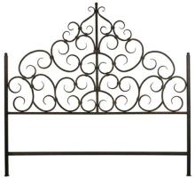 Meyda White 123639 - 72"H X 78"W Tempest King Size Headboard