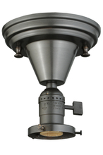 Meyda White 139923 - 5.25"W Revival Paddle Socket 1 LT Flushmount Hardware