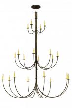 Meyda White 140807 - 78"W Cheal 20 LT Chandelier