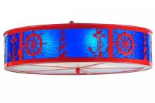 Meyda White 143521 - 30"W Coastal Collection Flushmount