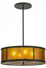 Meyda White 152669 - 28"W Smythe Craftsman Pendant