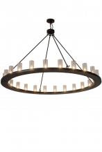 Meyda White 184951 - 72"W Loxley 24 LT Chandelier