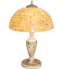 Meyda White 189411 - 24" High Mosaic Dome Table Lamp