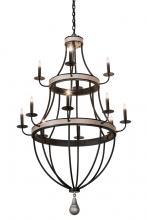 Meyda White 189817 - 36" Wide Georgetown Chandelier