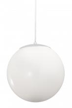 Meyda White 191103 - 12"W Bola Pendant