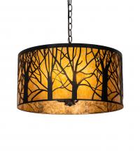 Meyda White 218539 - 20&#34; Wide Winter Maple Pendant