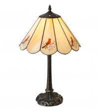 Meyda White 218825 - 21" High Cardinal Table Lamp