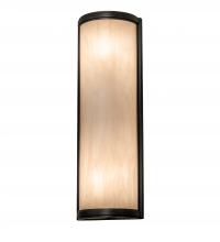 Meyda White 234448 - 8" Wide Cilindro Wall Sconce