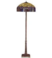 Meyda White 31120 - 65"H Tiffany Candice Floor Lamp