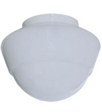 Meyda White 31663 - 7"W Revival Schoolhouse Emma Globe 4" Neck Shade