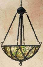 Meyda White 38544 - 24" Wide Branches Inverted Pendant