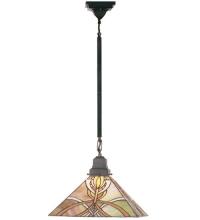 Meyda White 49147 - 13"Sq Glasgow Bungalow Pendant.609