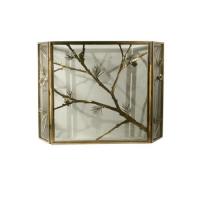 Meyda White 71075 - 62"W X 40"H Lone Pine Fireplace Screen