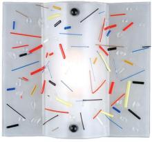Meyda White 98151 - 12"W Metro Fusion Circus Wall Sconce